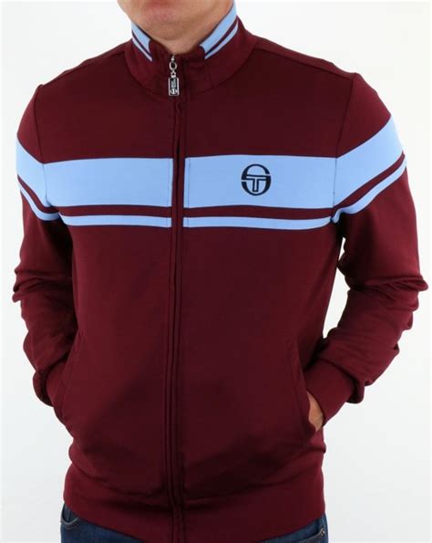 sergio tacchini retro|sergio tacchini claret and blue.